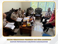 Penyelenggaraan Sidang Permohonan Pemberian Hak Guna Bangunan PT. Tiga Harmoni Property