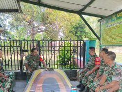 Tingkatkan Koordinasi Antar Instansi, Danramil 1604 Jatibarang Indramayu Berikan Arahan Pada Anggota