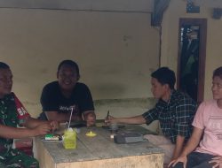 Komsos Dengan Warga, Babinsa Koramil 1603 Lohbener Indramayu Himbau Masyarakat Tingkatkan Peran Aktif Masyarakat