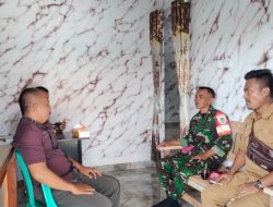 Komsos Babinsa Koramil 1604/Jatibarang Indranayu Dengan Pamongdesa Lobener, Bahas Peningkatan Kamtibmas