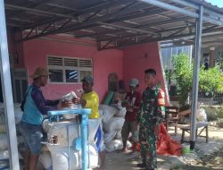 Monitoring Panen Padi Serapan Bulog, di Wilayah Koramil 1601/Indramayu Desa Sudimampir Lor