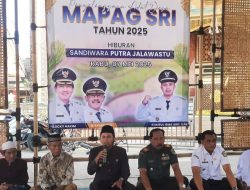 Lestarikan Adat Desa, Koramil 1604 Jatibarang Indramayu Menghadiri Kegiatan Do’a Bersama Dalam Acara Mapag Sri