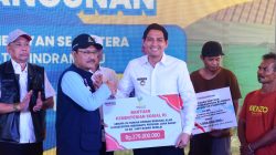 Saifullah Yusuf Kemensos RI Dan Bupati Lucky Hakim lakukan peninjauan di desa eretan kulon 