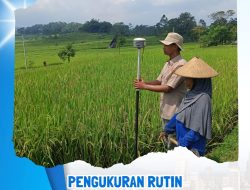 Kantor Pertanahan Kabupaten Karanganyar menyelenggarakan kegiatan pengukuran rutin di Desa Tohkuning, Kecamatan Karangpandan, Kabupaten Karanganyar