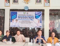 Tingkatkan Ekonomi Masyarakat Desa, Koramil 1601 Indramayu Menghadiri Musdesus Pembentukan Kopdes Merah Putih