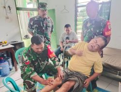 Woww Keren, Bakat Terpendam Kopka Geger Sampurno Anggota Koramil 1604/Jatibarang Indramayu Bisa Terapi Listrik.