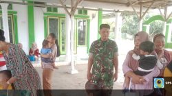 Babinsa Koramil 1602 Sindang Indramayu Monitoring Kegiatan Posyandu Desa Wanantara Kecamatan Sindang