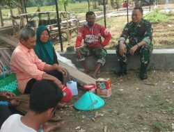 Babinsa Koramil 1604 Jatibarang Indramayu Lakukan Komsos Bersama Masyarakat Desa Bulak Lor