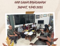 Pertanahan Kabupaten Karanganyar menyelenggarakan Sidang Permohonan Pemberian Hak Guna Bangunan dengan jangka waktu 30 tahun atas nama PT. Mulia Properti Indah
