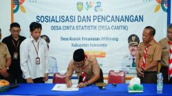 Wabup H Syaefudin : Dengan di Tetapkannya Desa Krasak Sebagai Desa Cantik Harus Mampu Mengelola Data Statistik