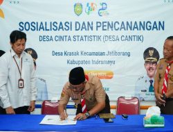 Wabup H Syaefudin : Dengan di Tetapkannya Desa Krasak Sebagai Desa Cantik Harus Mampu Mengelola Data Statistik