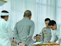 Di Hadapan Gubernur,Bupati dan Polres Indramayu Menandatangani Kerja Sama Siapkan Tim Keamanan di Kawasan Industri