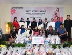 Peringati Hari Paskah 2025,PWP RU VI Balongan Melalui Sosbud Kembali Gelar Baksos Salurkan Bingkisan Tali Kasih ADHA