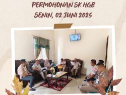 Sidang Pemeriksaan Tanah Permohonan SK HGB PT. Timo Pratama Raya