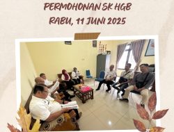 Kantor Pertanahan Kabupaten Karanganyar menyelenggarakan Sidang Pemeriksaan Tanah Permohonan SK HGB 30 tahun atas nama PT. Bank Perekonomian Rakyat Badan Kredit