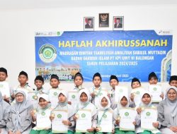 Puluhan MDTA BDI Kilang Pertamina Balongan Terima Ijazah Kelulusan 