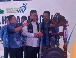 Wakil Bupati Karawang,Buka Muscab ke-VII HPMI Mendorong Ekonomi di Hotel Aksaya