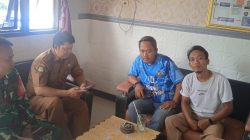 Ciptakan Kondusifitas Lingkungan, Babinsa Koramil 1611 Losarang Indramayu Lakukan Komsos Bersama Pamongdesa Losarang 