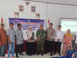 Danramil 1602 Sindang Indramayu Bersama Forkopimcam Melaksanakan Penyerahan Akta dan SK Menteri Hukum Koperasi Desa Merah Putih