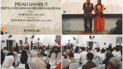 Kejaksaan Karawang Gelar Acara SERTIJAB KEJARI yang baru, Dedy Irwan Virantama, S.H., M.H., yang menggantikan Syaifulloh, S.H., M.H,.