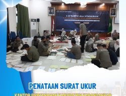 Kegiatan Penataan Surat Ukur Pada Kantor Pertanahan Kabupaten Karanganyar