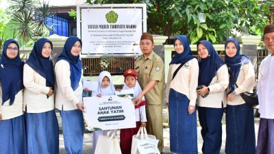 PWP RU VI Balongan Santuni Anak Yatim di Indramayu Senilai 30 juta