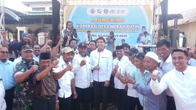 Resmikan Koperasi Merah Putih, Bupati Indramayu Dorong Kemandirian Ekonomi Warga Desa