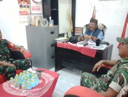 Danramil 1611 Losarang Indramayu Kapten Inf Waryadi Melakukan Komunikasi Sosial di Desa Muntur  