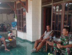 Komsos Babinsa Koramil 1602 Sindang Indramayu Bersama Pamongdesa Dan Warga Masyarakat Desa Babadan 
