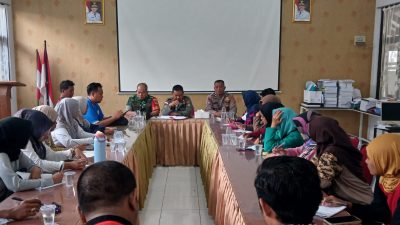 Sambut HUT RI KE-80, Koramil 1601 Indramayu Bersama Muspika Menggelar Rapat Koordinasi Teknikal Meeting