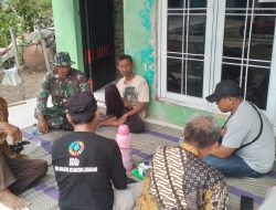 Menjelang HUT RI KE-80, Babinsa Koramil 1611 Losarang Indramayu Adakan Komsos Bersama masyarakat Desa Ranjeng