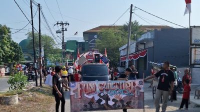 Memeriahkan HUT RI ke-80,Desa Bengle RT 021 Rw 08 Gelar Pawai Gembira 