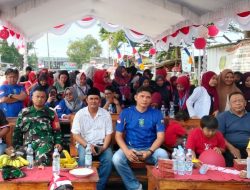 Memeriahkan HUT ke-80 Kemerdekaan RI,Kepala Pasar Karangampel dan Ikatan Pedagang Pasar (IPP) Gelar Panggung Gembira Ria Wong Reang