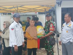Jaga Stabilitas Harga Pangan, Personil Koramil 1603 Lohbener Indramayu Monitoring Gerakan Pangan Murah