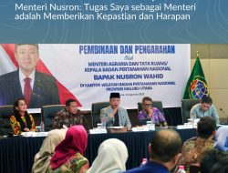 Pembinaan di Kanwil BPN Provinsi Maluku Utara, Menteri Nusron: Tugas Saya sebagai Menteri adalah Memberikan Kepastian dan Harapan