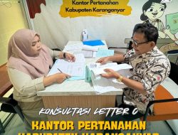 Kantor Pertanahan Kabupaten Karanganyar melayani konsultasi bagi masyarakat yang masih menggunakan Letter C sebagai dasar penguasaan tanahnya