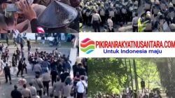 Dengan Adanya Aksi Demonstrasi Didepan Kantor DPRD, Sulut Diduga Ada Penyusup Yang Melempar Batu Ke APH.