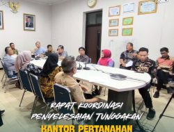 Kegiatan rapat koordinasi pada Kantor Pertanahan Kab. Karanganyar