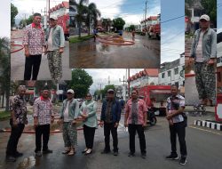 Pembersihan Material Tanah di Pelabuhan Samudera Bitung Dipantau Langsung Oleh Ibrahim I Moputy, Bendahara (TKBM) Bitung