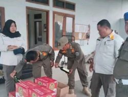 Sebanyak 581 Berbagai Jenis Miras di Indramayu Berhasil di Amankan Satpol PP