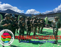 Satgas Yonif 700/WYC Bersama Satgas ODC dan Polres Puncak Gelar Karya Bhakti di Masjid Al Ikhlas Ilaga