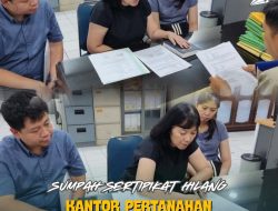 Kantor Pertanahan Kabupaten Karanganyar melaksanakan kegiatan Pengambilan Sumpah Sertipikat Hilang