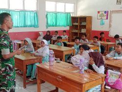 Tingkatkan Kedisplinan Siswa, Babinsa Koramil 1602 Sindang Laksanakan Bintahwil Dengan Pemberian Materi