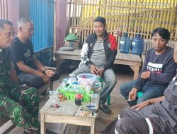 Tingkatkan Silaturahmi, Babinsa Koramil 1609 Juntinyuat Anjangsana Bersama Kuwu Desa Limbangan