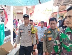 Babinsa Koramil 1602 Sindang Pengamanan Pendaftaran Balon Kuwu Desa Penganjang