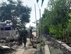 Pekerjaan Pembangunan Fisik Tepat Waktu, Satgas TMMD Lanjutkan Pembangunan TPT Di Blok Sigedang 