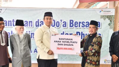 PT KPI RU VI Balongan Salurkan Bantuan 50 Juta Rupiah ke Pesantren Al-Ishlah Subang