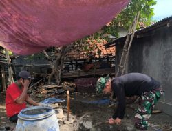 Satgas TMMD ke-126 Laksanakan Rehab Rutilahu Rumah Ibu Dunia di Desa Longok