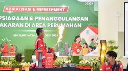 PT KPI RU VI Balongan Melalui HSSE Melakukan Sosialisasi dan Simulasi Penanggulangan Kebakaran