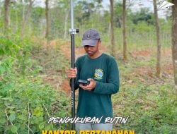 Kantor Pertanahan Kabupaten Karanganyar Menyelenggarakan Kegiatan Pengukuran Rutin di Desa Ngepungsari, Kecamatan Jatipuro, Kabupaten Karanganyar